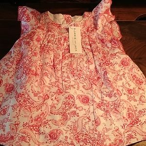 Layette paisley dress